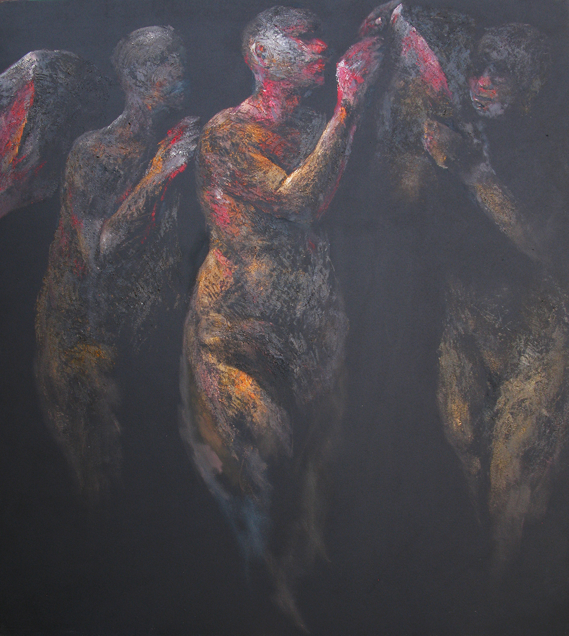 Katabasis 24, 2013,Tuval üzerine yağlıboya- Oil on canvas, 180x160 cm